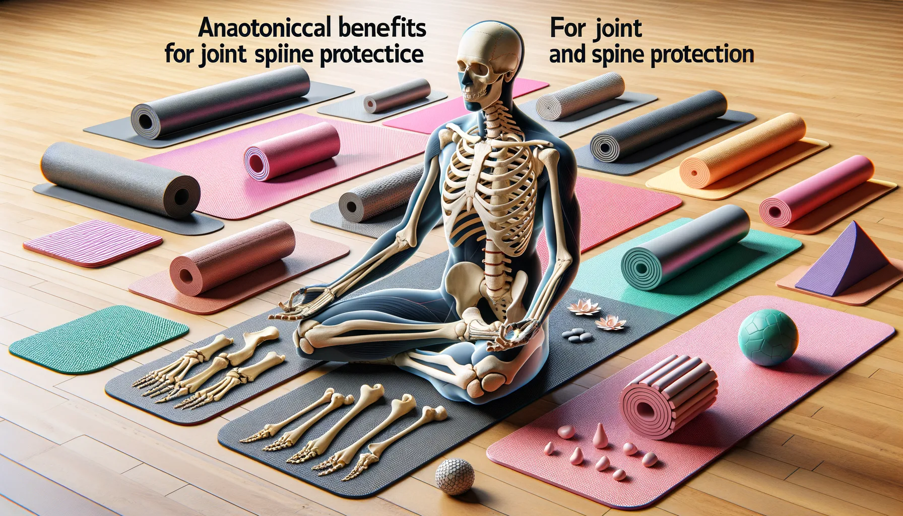 Die anatomischen Vorteile verschiedener Yogamatten: Schutz fuer Gelenke und Wirbelsaeule