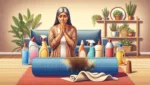 Was tun bei Verfaerbungen und Flecken auf der Yogamatte? Reinigungsloesungen