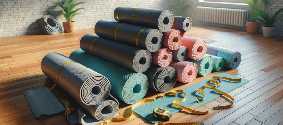 Wie du die richtige Groesse und Dicke deiner Yogamatte findest beim Kauf