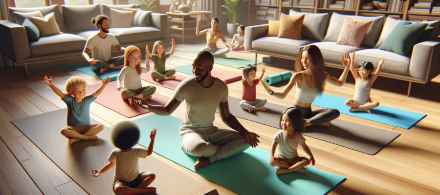 Yoga mit Kindern: Die besten Yogamatten und Uebungen fuer den Familien-Spass