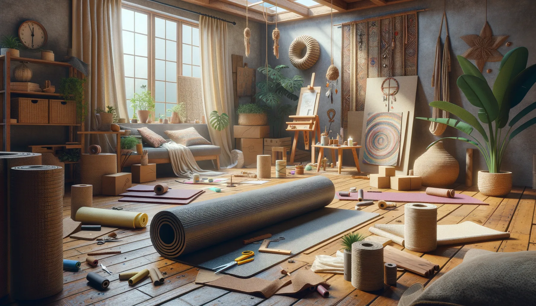 Yogamatten Upcycling: Kreative DIY-Ideen fuer nachhaltige Yogamatten-Projekte