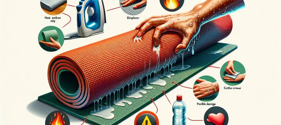 Yogamatten, die kleben oder abfaerben – Ursachen und Pflegehinweise
