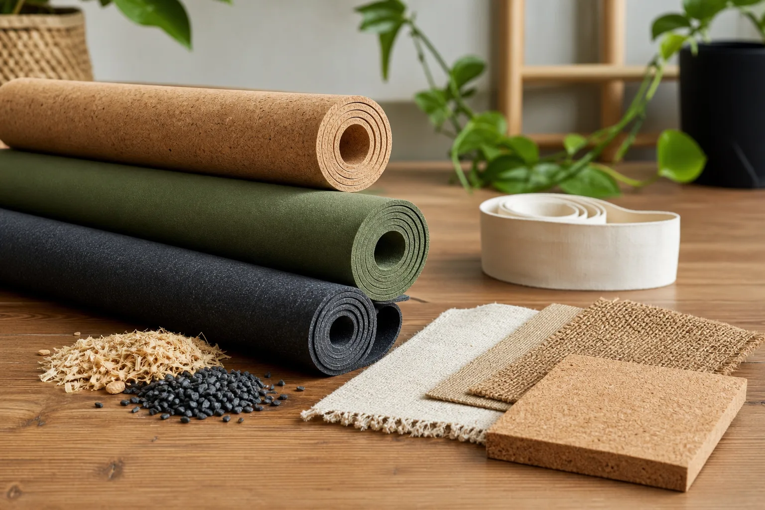 Beste Materialien fuer selbstgemachte Yogamatten: Umweltfreundlich und langlebig