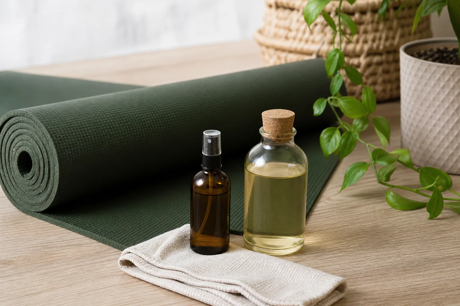 Umweltfreundliche Pflegeprodukte fuer Yogamatten – Schonend und nachhaltig reinigen